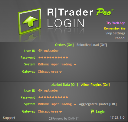 Login Mask